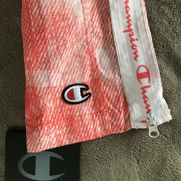 Champion Women's Zip Tape Coaches Jacket Orange - Picture 8 of 15